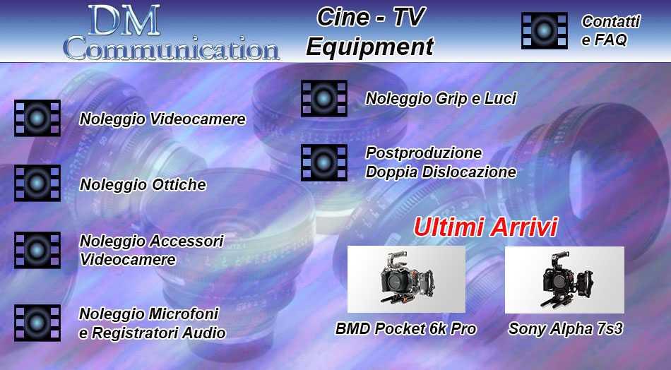 Dm Communication Srl HD service and camera rental