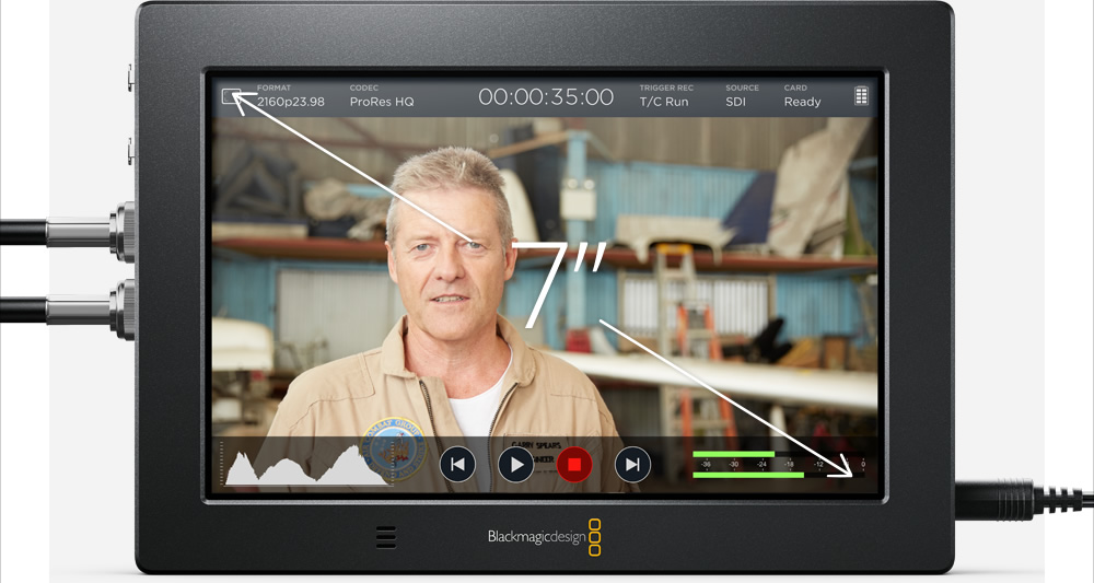 affitto registratore blackmagic videoassist